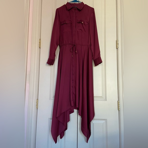 Lauren Ralph Lauren asymmetrical jawstring midi dress - Picture 2 of 6